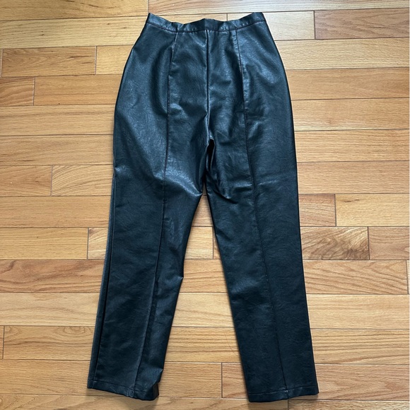 Princess Polly Leather Pants - Picture 2 of 3